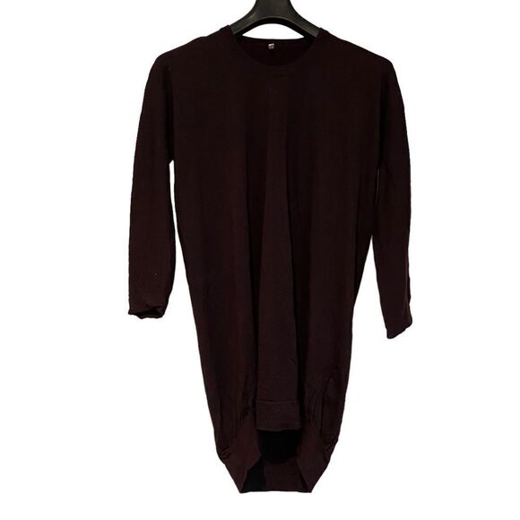 Boboutic Wool Silk Blend Hi Lo Tunic Sweater Size Medium - Picture 1 of 6